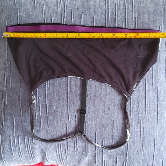 MeUndies t-back Astronaut/Space Bralette. Medium. Black and White - Picture 4 of 5